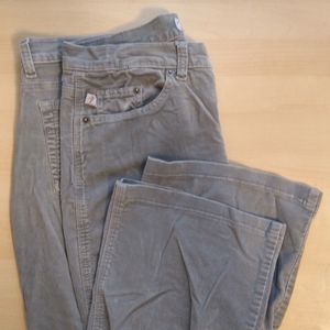 Super Soft Gray Pants Cotton Casual by Duplex